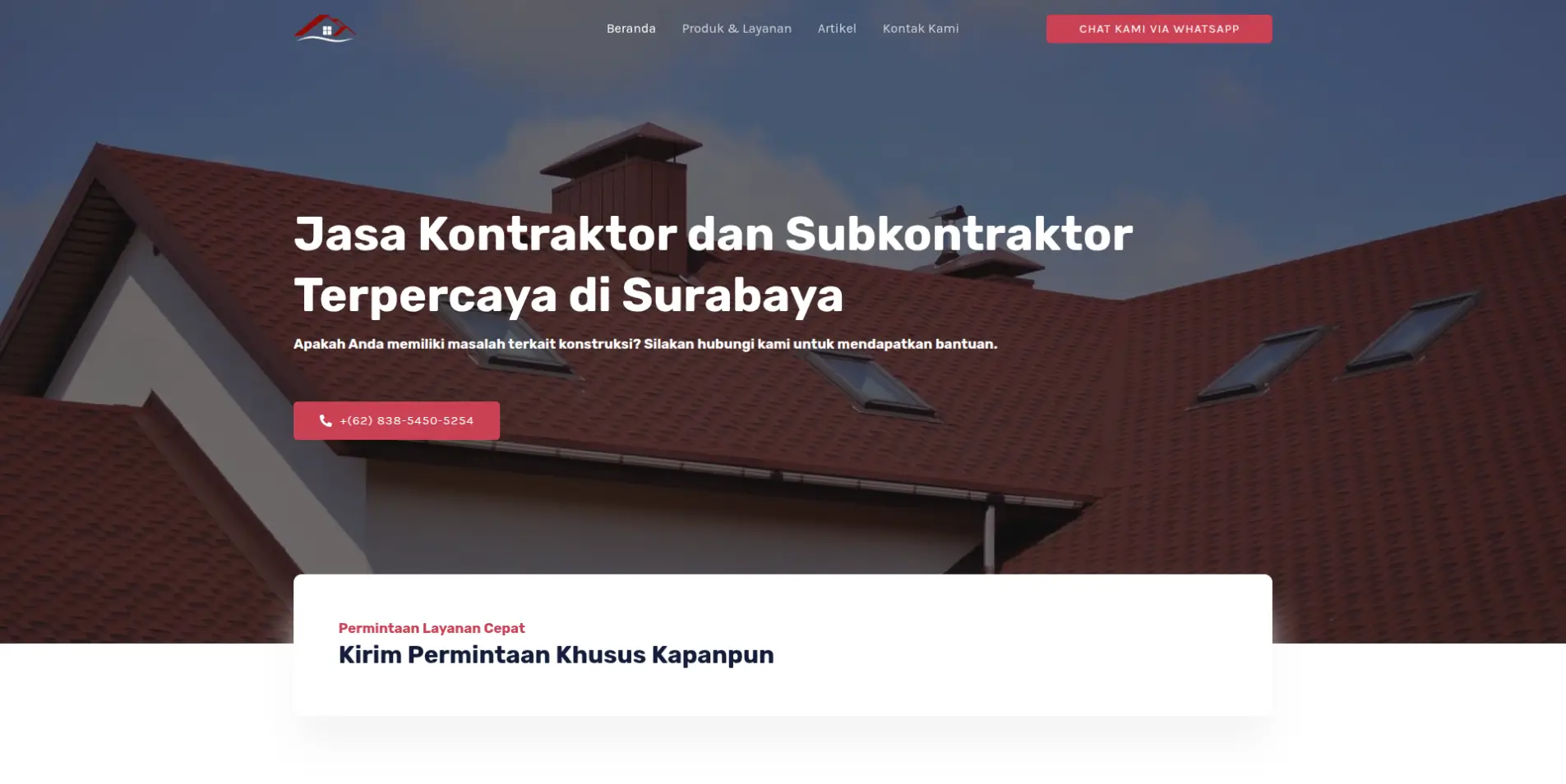 Tampilan Kontraktor Surabaya