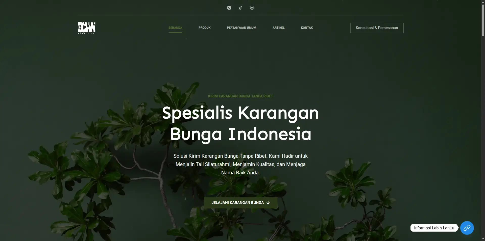 Tampilan Spesialis Karangan Bunga Indonesia