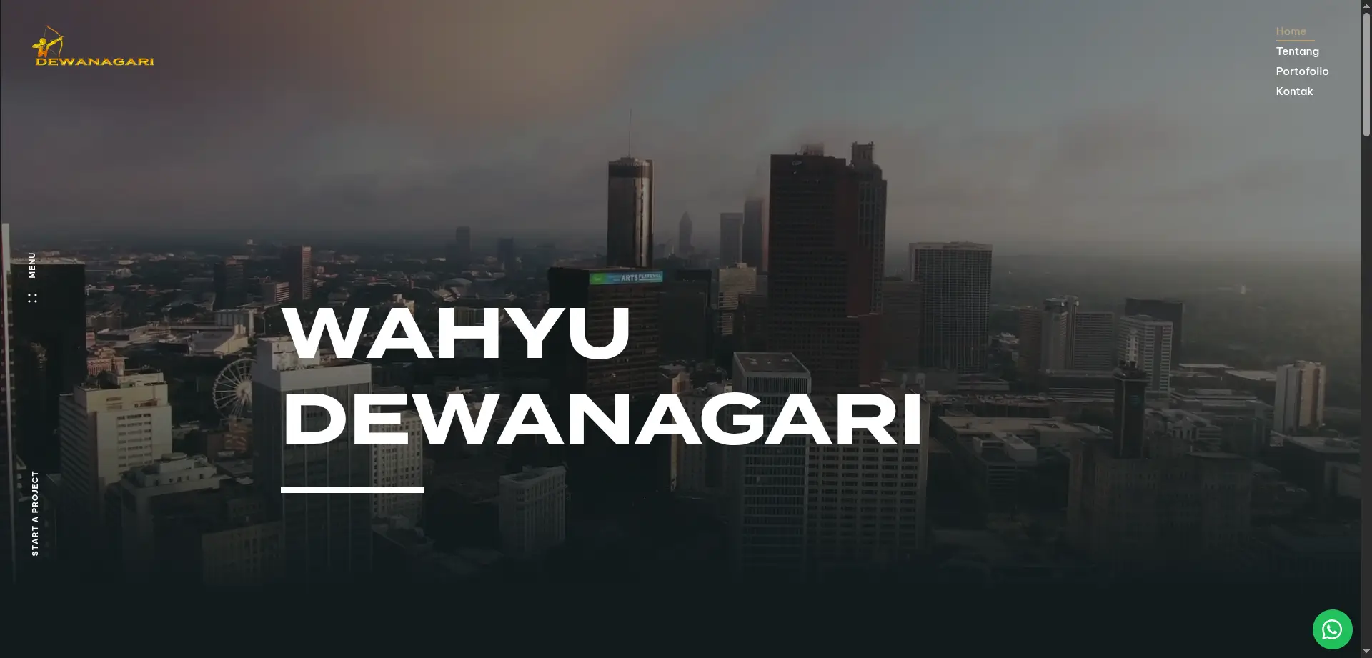 Tampilan Wahyu Dewanagari